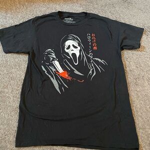 Ghost face black T-shirt size small